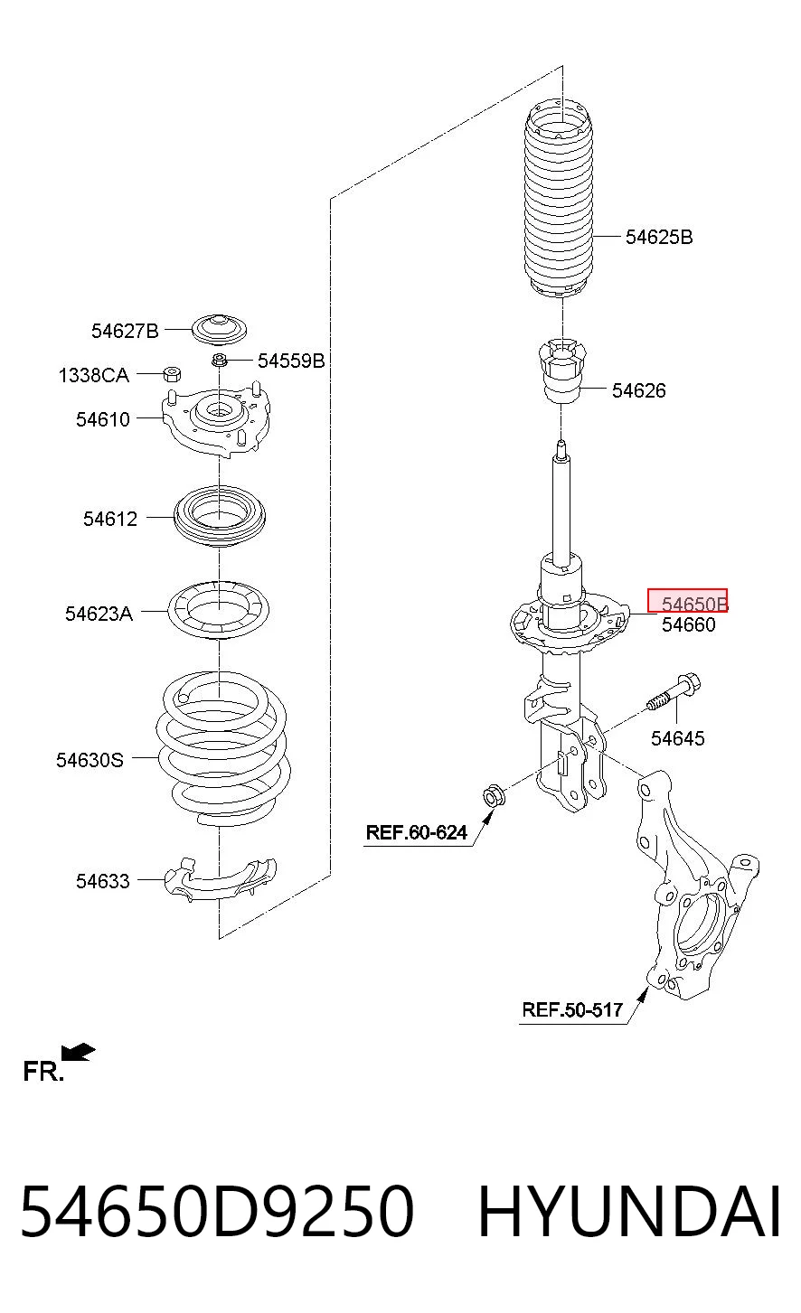 54650D9250 Hyundai/Kia