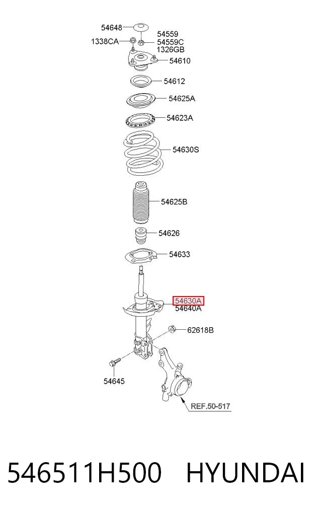 546511H500 Hyundai/Kia
