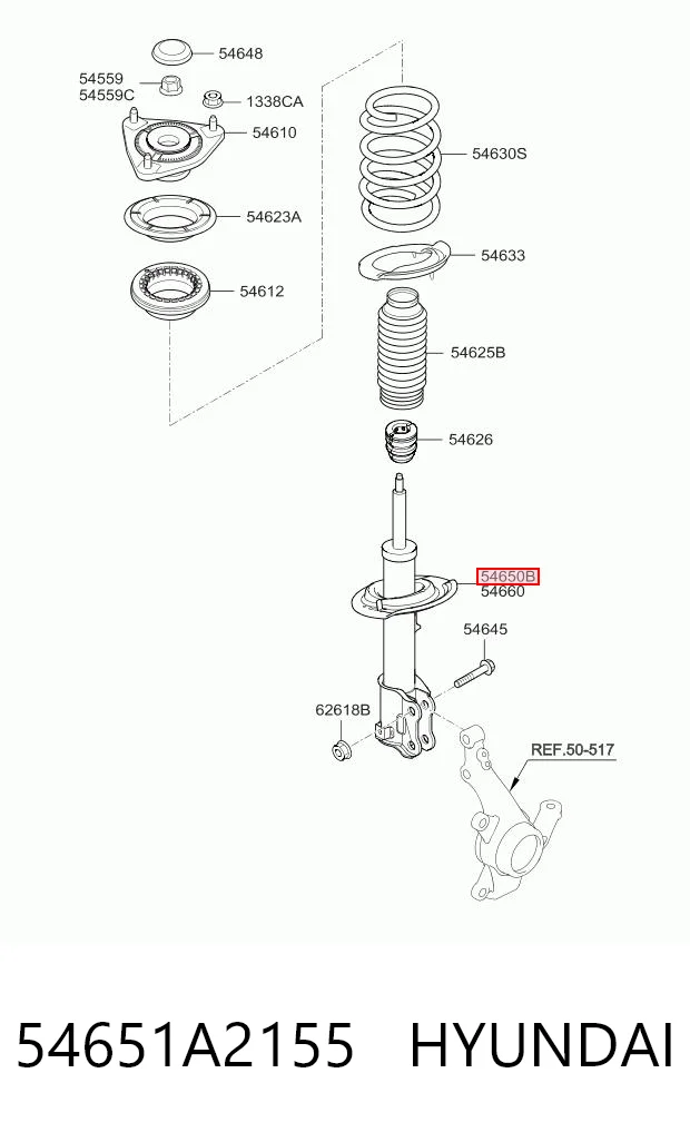 54651A2155 Hyundai/Kia