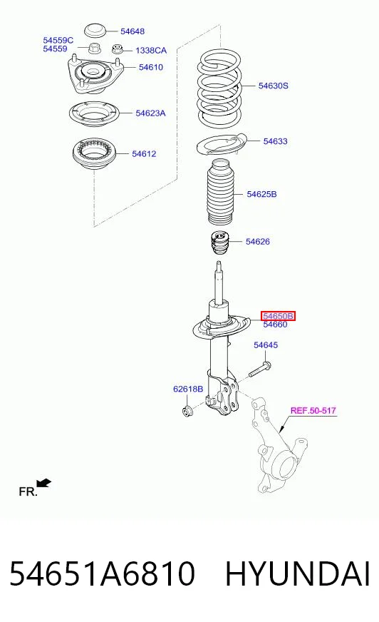 54651A6810 Hyundai/Kia