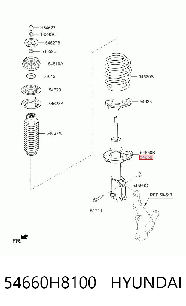 54660H8100 Hyundai/Kia