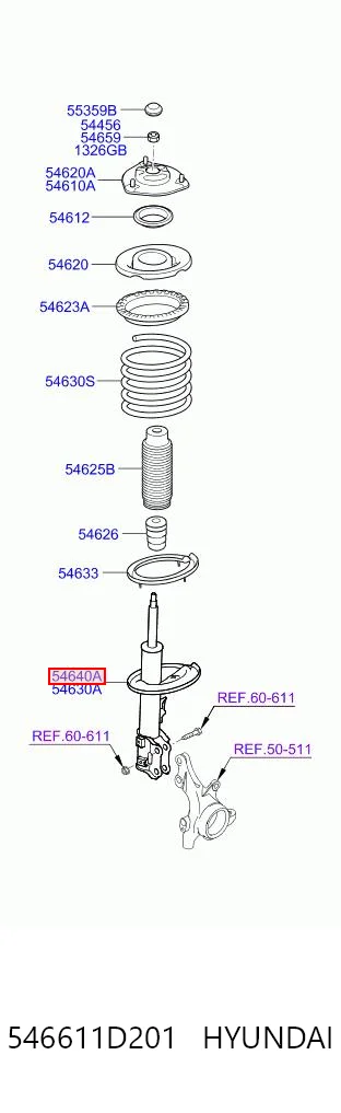 546611D201 Hyundai/Kia