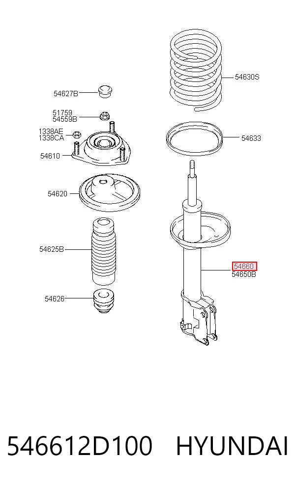 546612D100 Hyundai/Kia