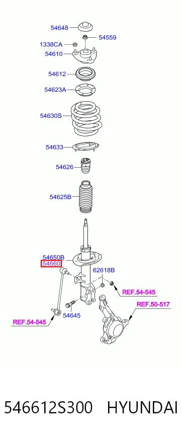 546612S300 Hyundai/Kia