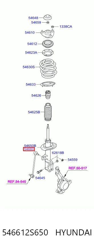 546612S650 Hyundai/Kia