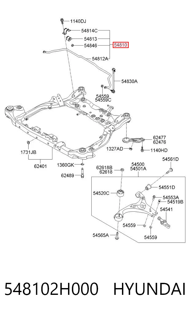 548102H000 Hyundai/Kia