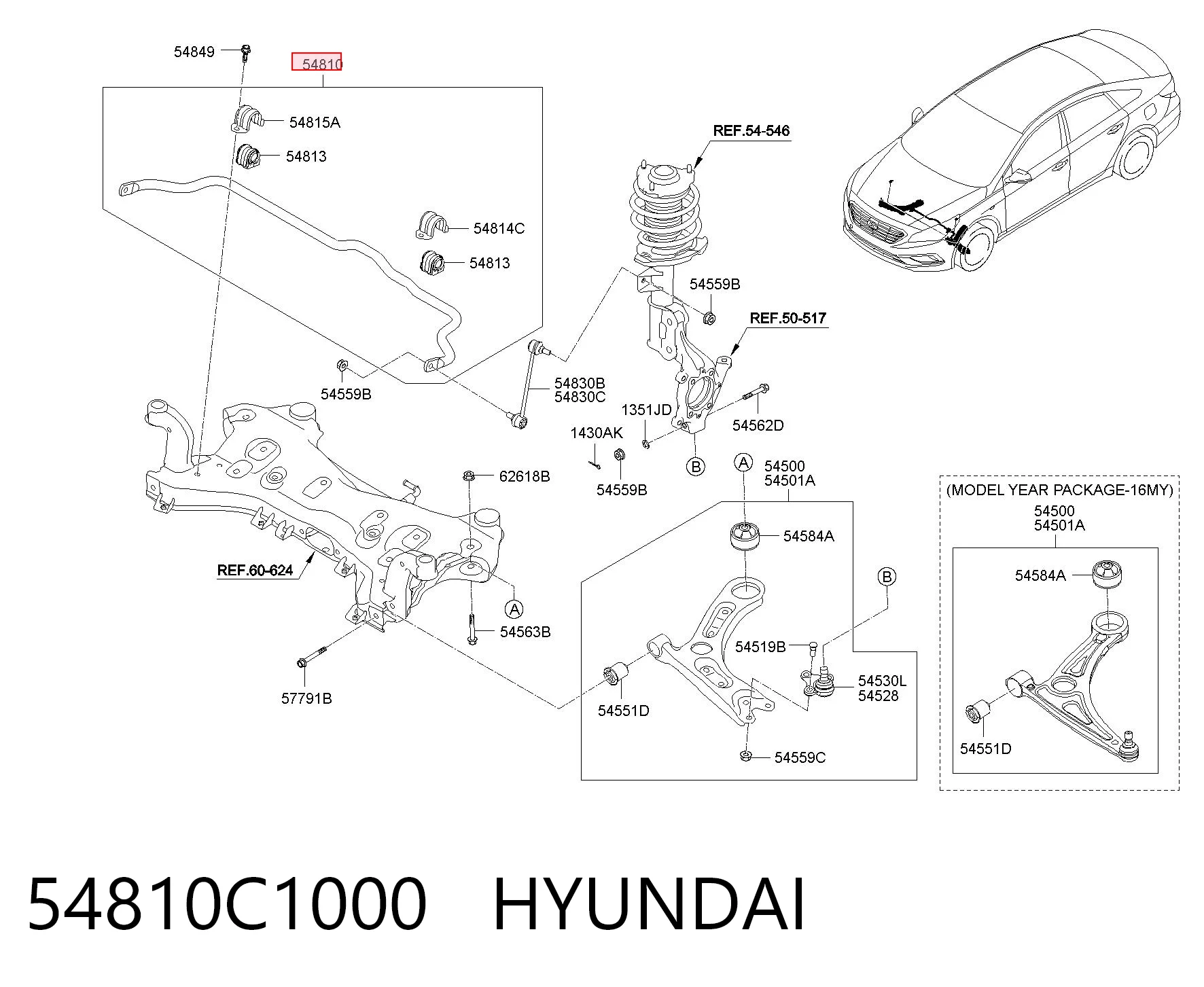 54810C1000 Hyundai/Kia
