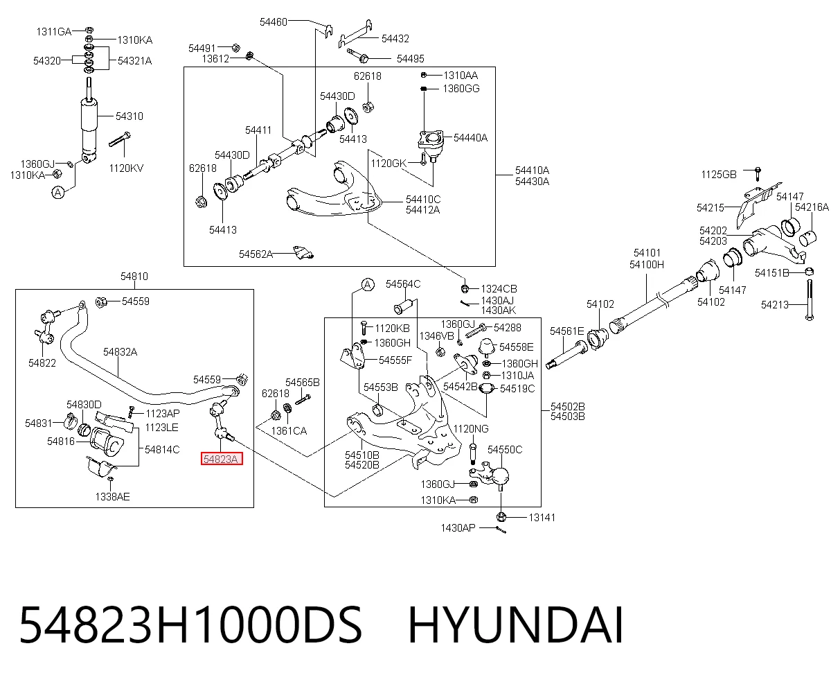 54823H1000DS Hyundai/Kia
