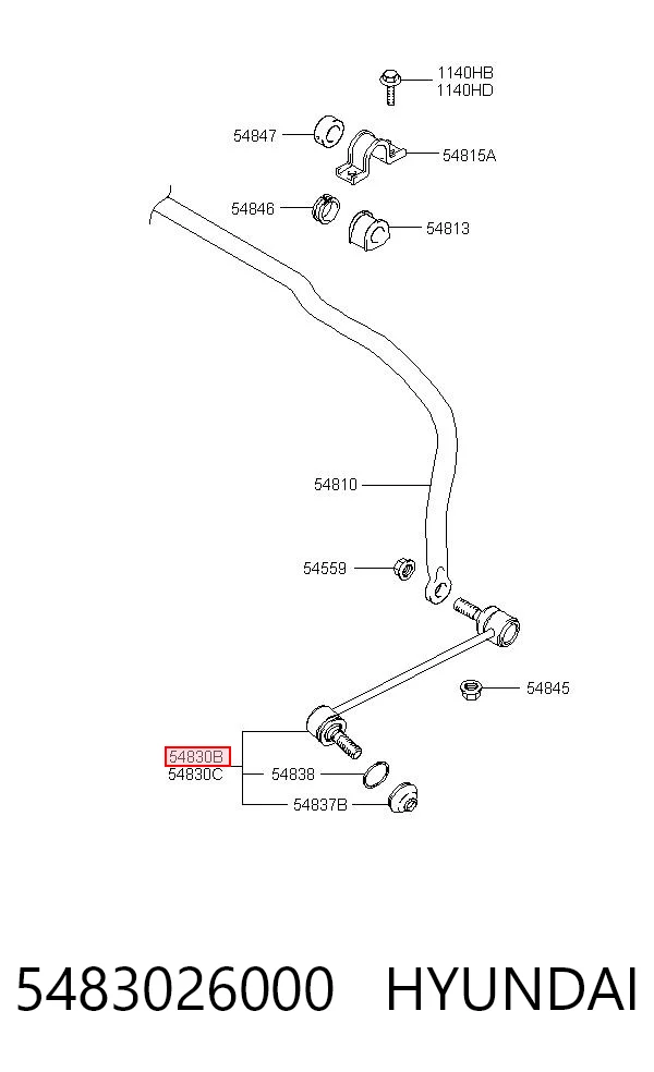 5483026000 Hyundai/Kia
