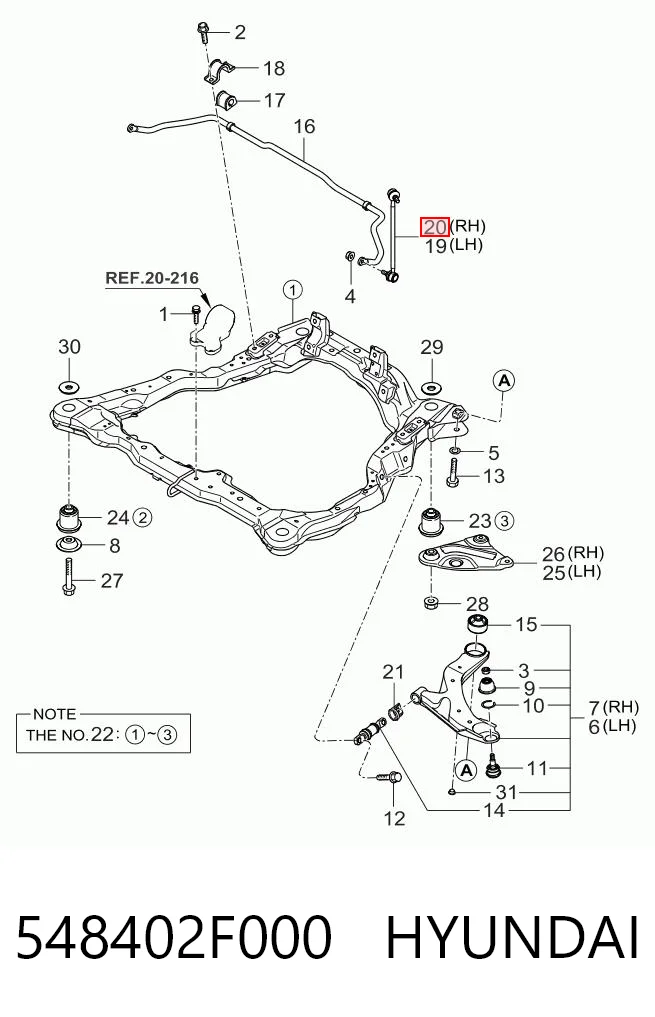 548402F000 Hyundai/Kia