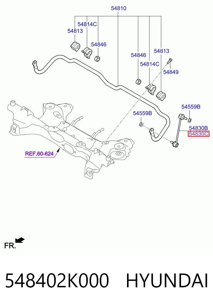 548402K000 Hyundai/Kia