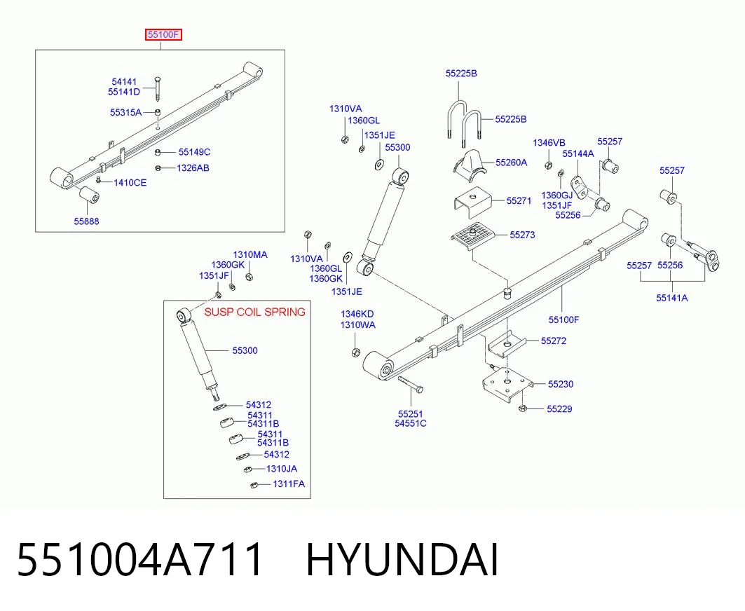551004A711 Hyundai/Kia