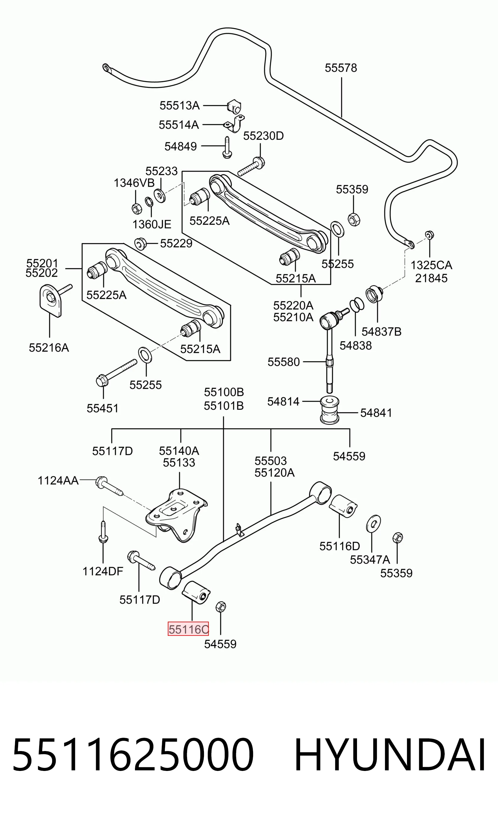 5511625000 Hyundai/Kia