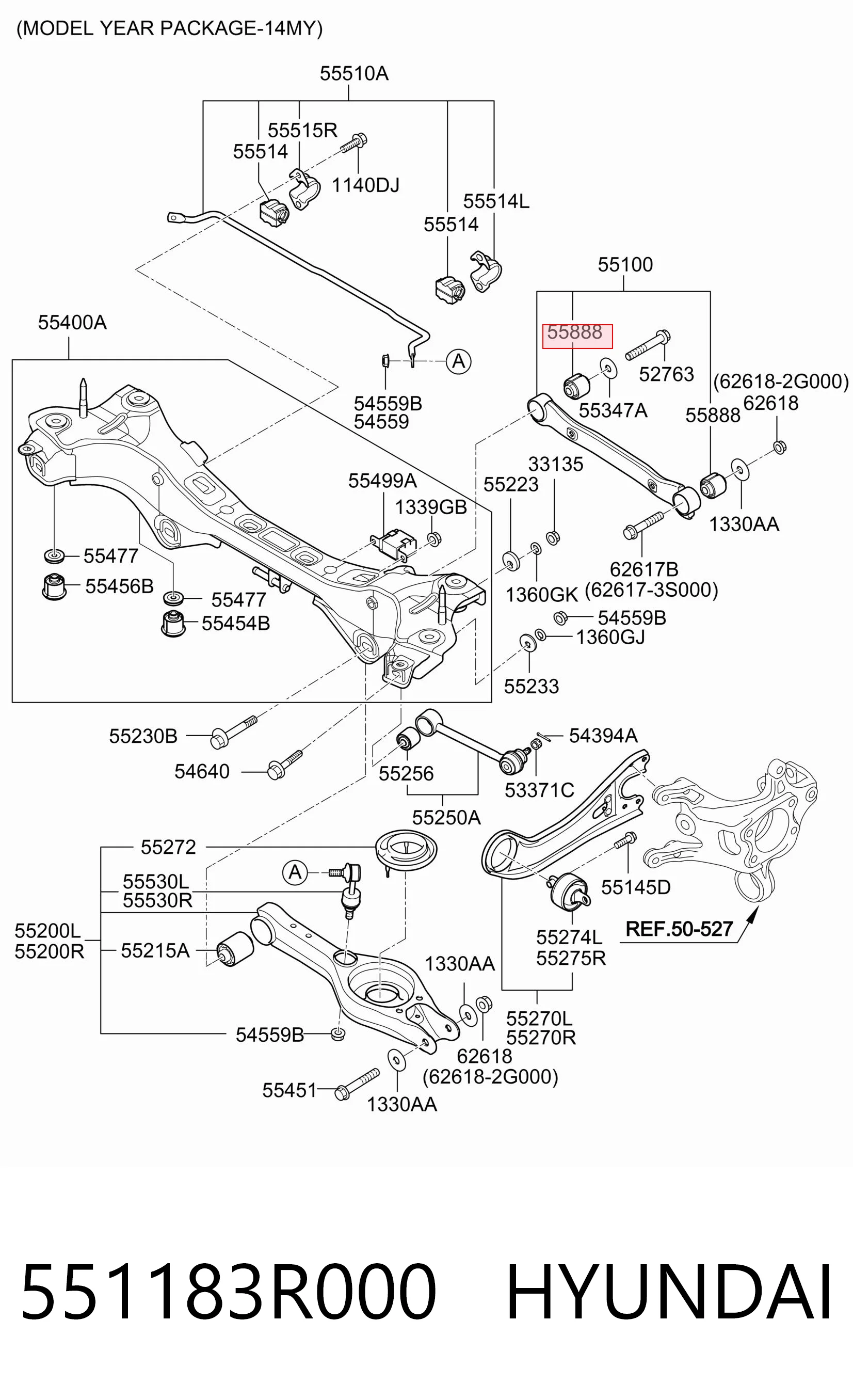 551183R000 Hyundai/Kia