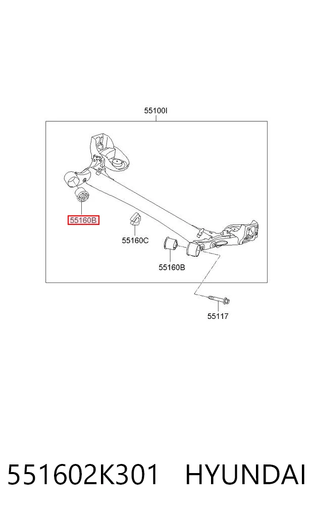 551602K301 Hyundai/Kia