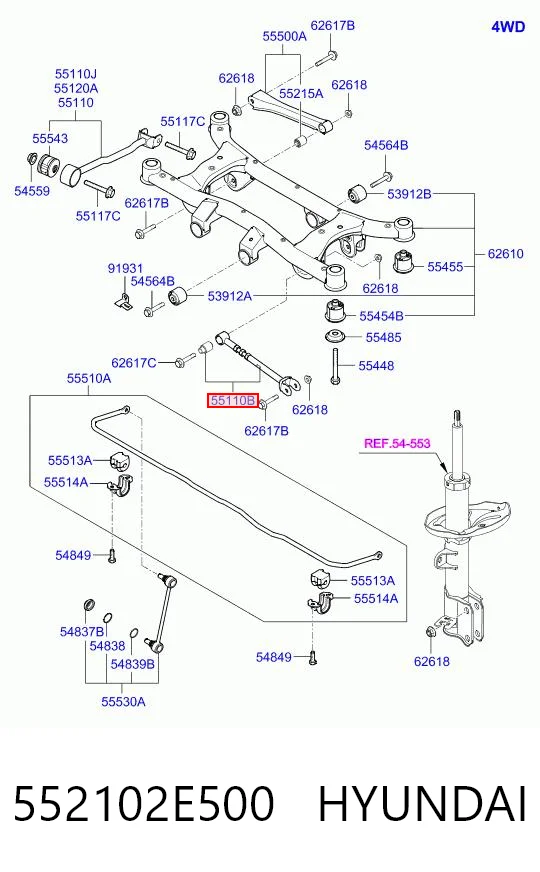 552102E500 Hyundai/Kia
