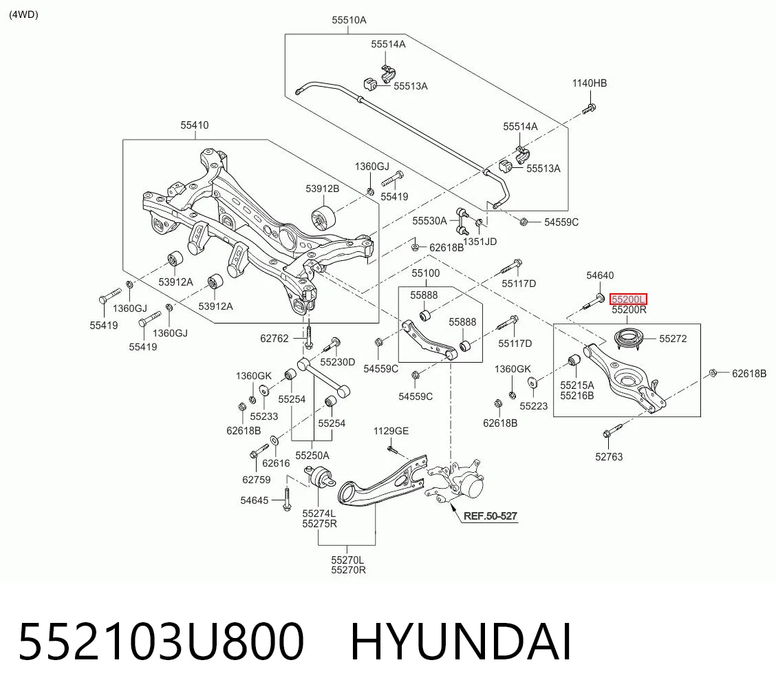 552103U800 Hyundai/Kia