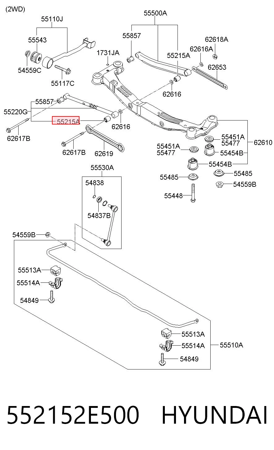 552152E500 Hyundai/Kia