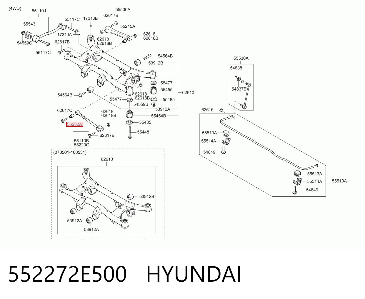 552272E500 Hyundai/Kia