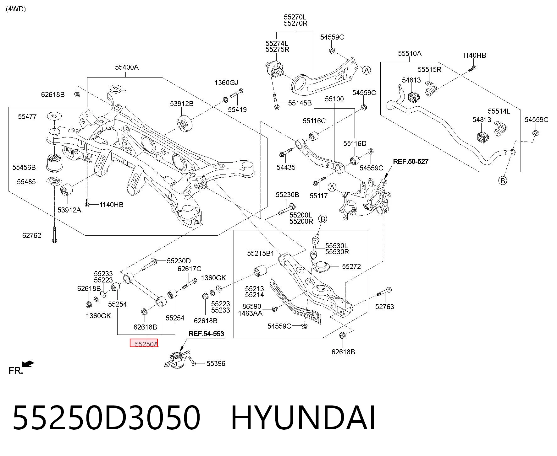 55250D3050 Hyundai/Kia