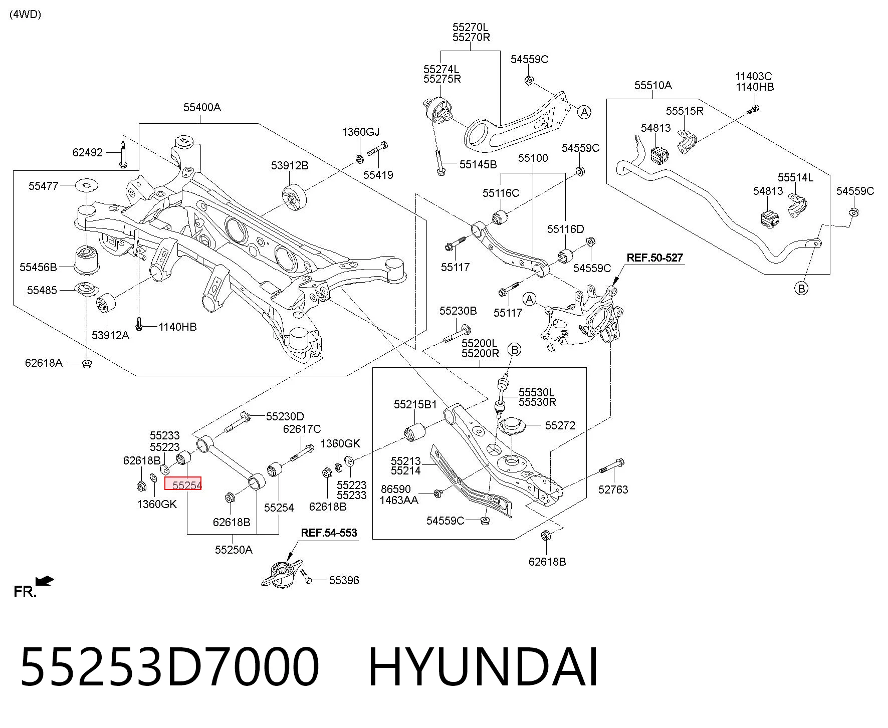 55253D7000 Hyundai/Kia