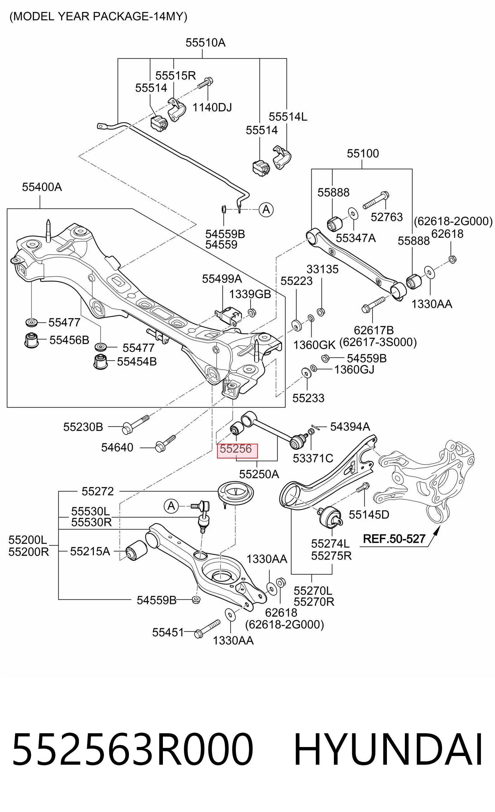 552563R000 Hyundai/Kia