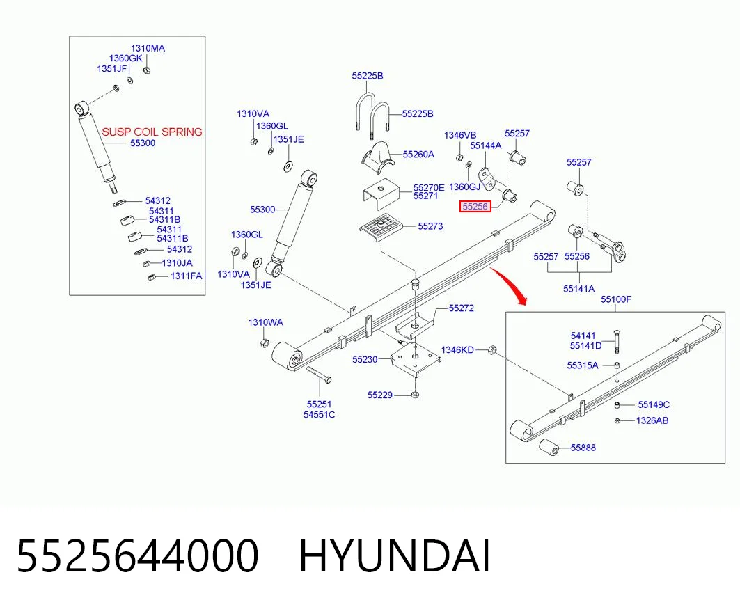 5525644000 Hyundai/Kia