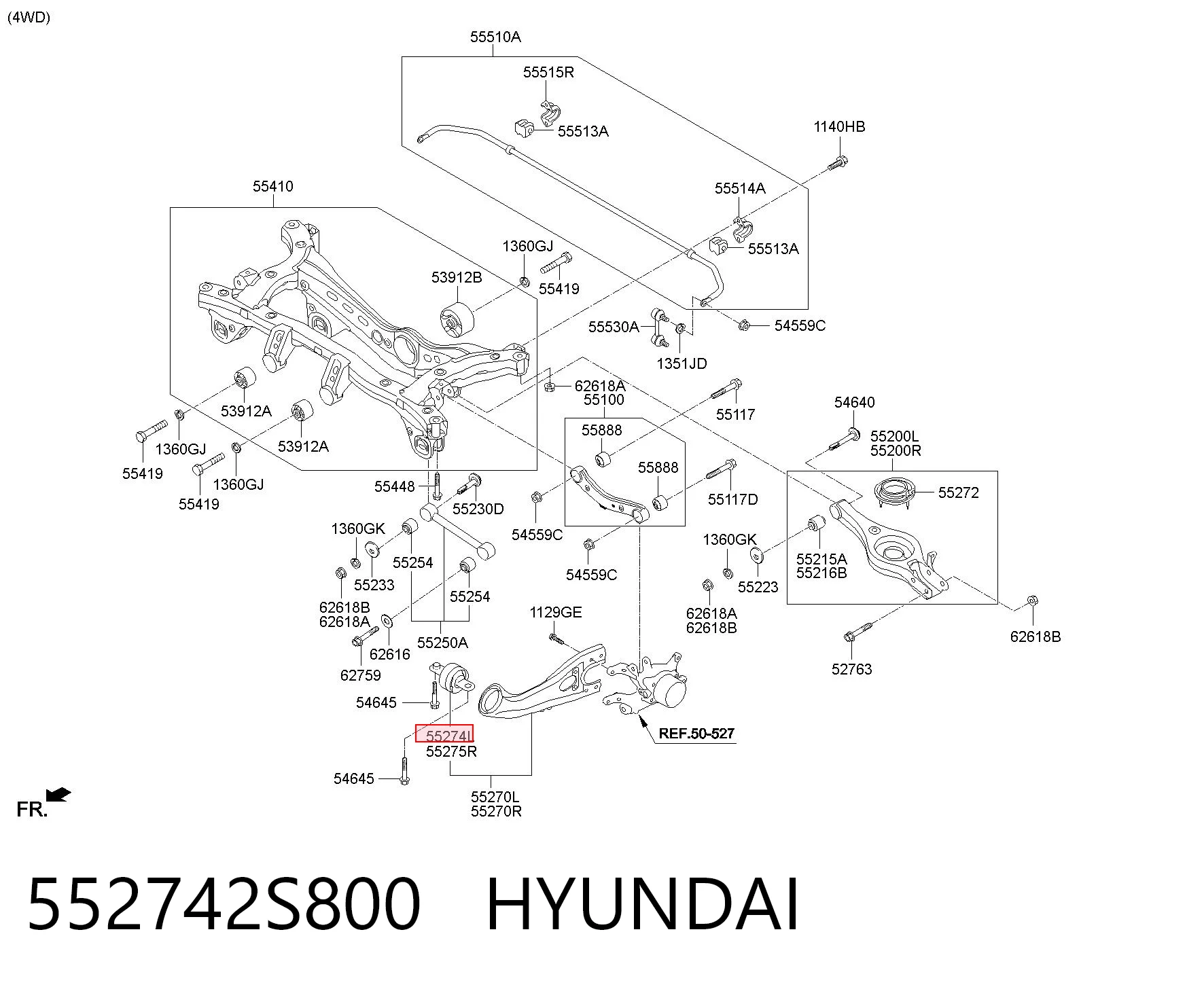 552742S800 Hyundai/Kia
