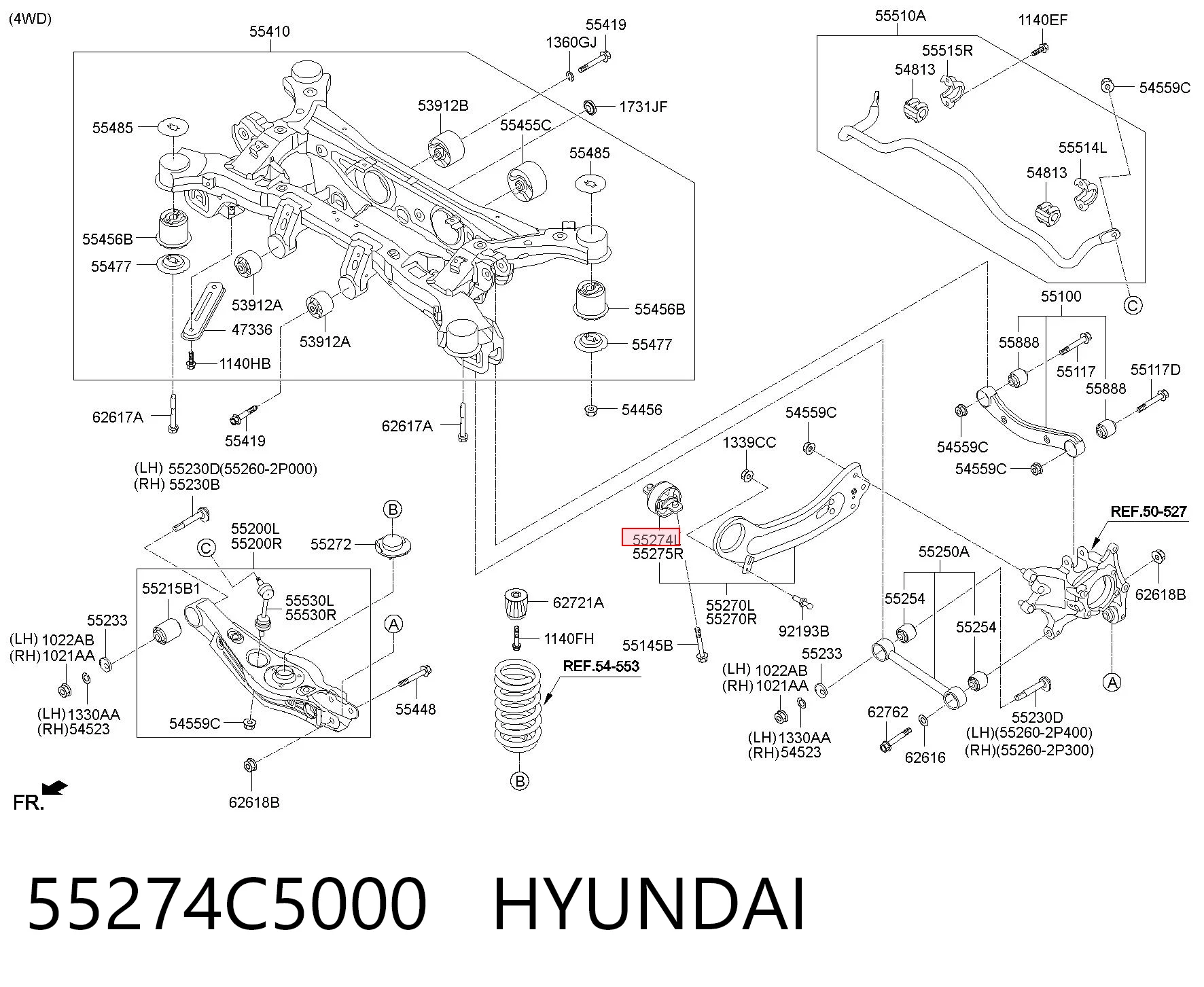55274C5000 Hyundai/Kia