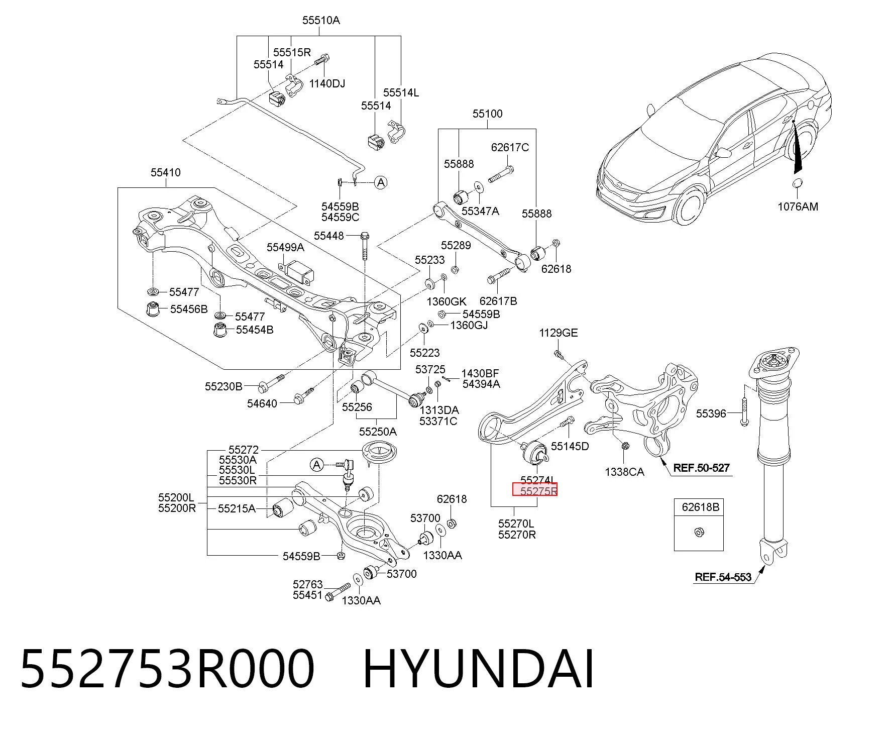 552753R000 Hyundai/Kia