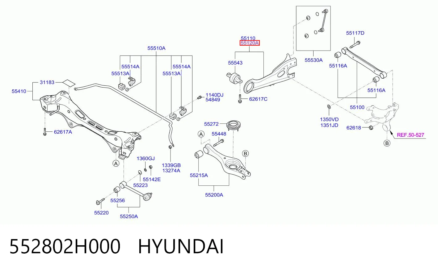 552802H000 Hyundai/Kia