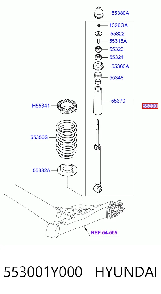 553001Y000 Hyundai/Kia