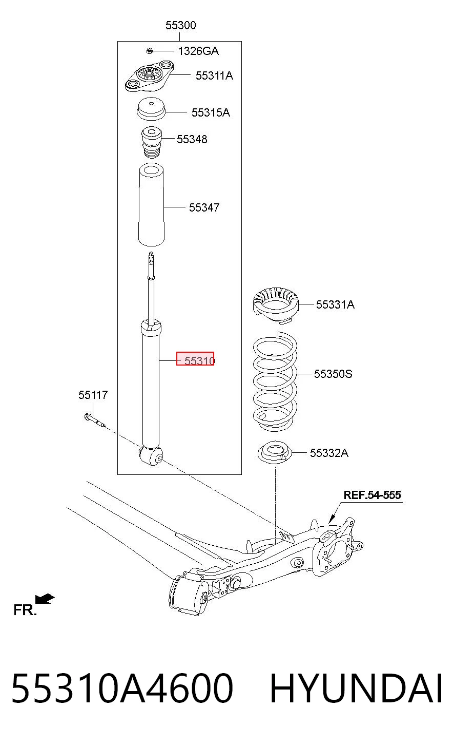 55310A4600 Hyundai/Kia