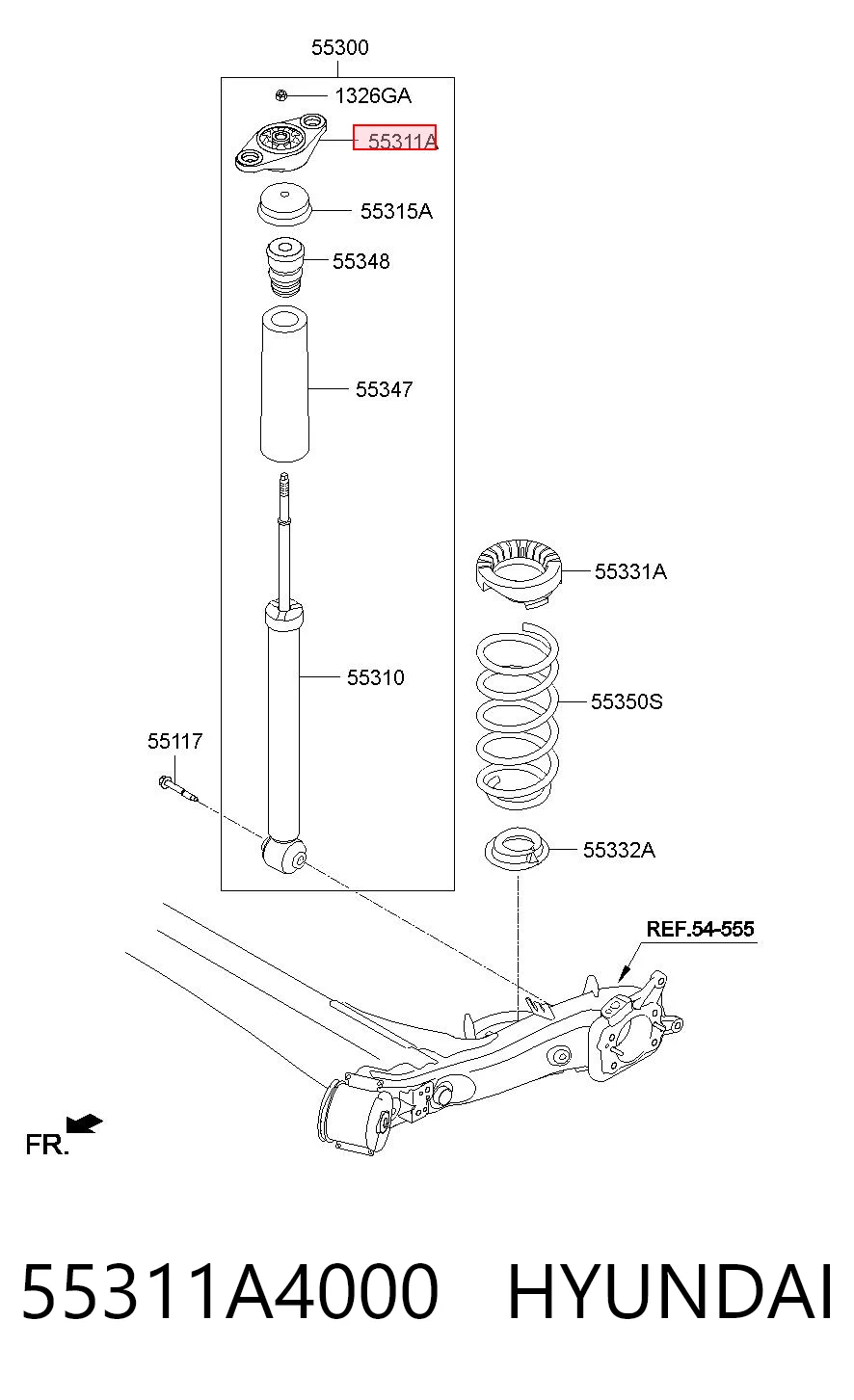 55311A4000 Hyundai/Kia