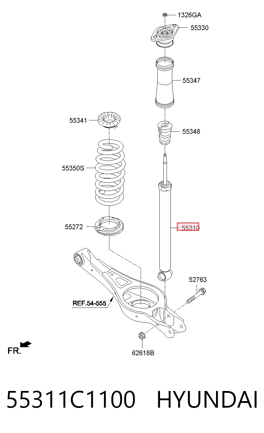 55311C1100 Hyundai/Kia