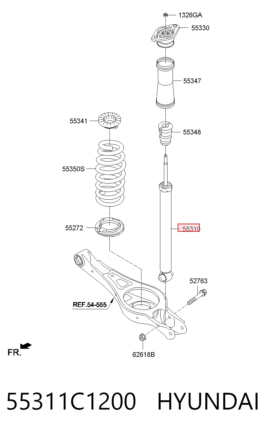 55311C1200 Hyundai/Kia