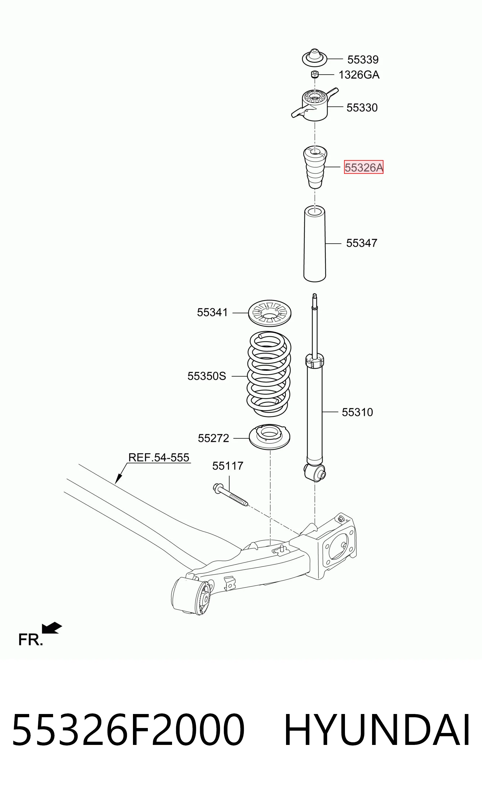 55326F2000 Hyundai/Kia