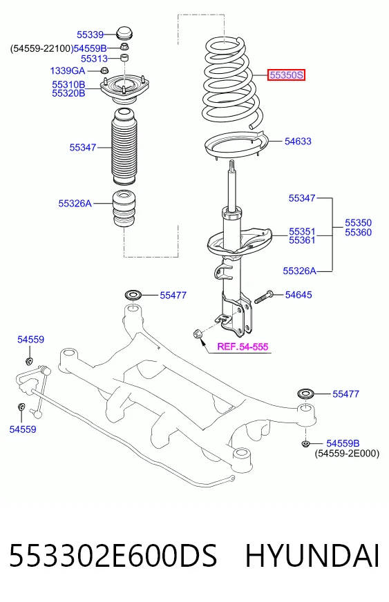 Sprężyna tylna Hyundai Tucson I SUV (JM) (2004 - 2010) cena, od 49,49 USD