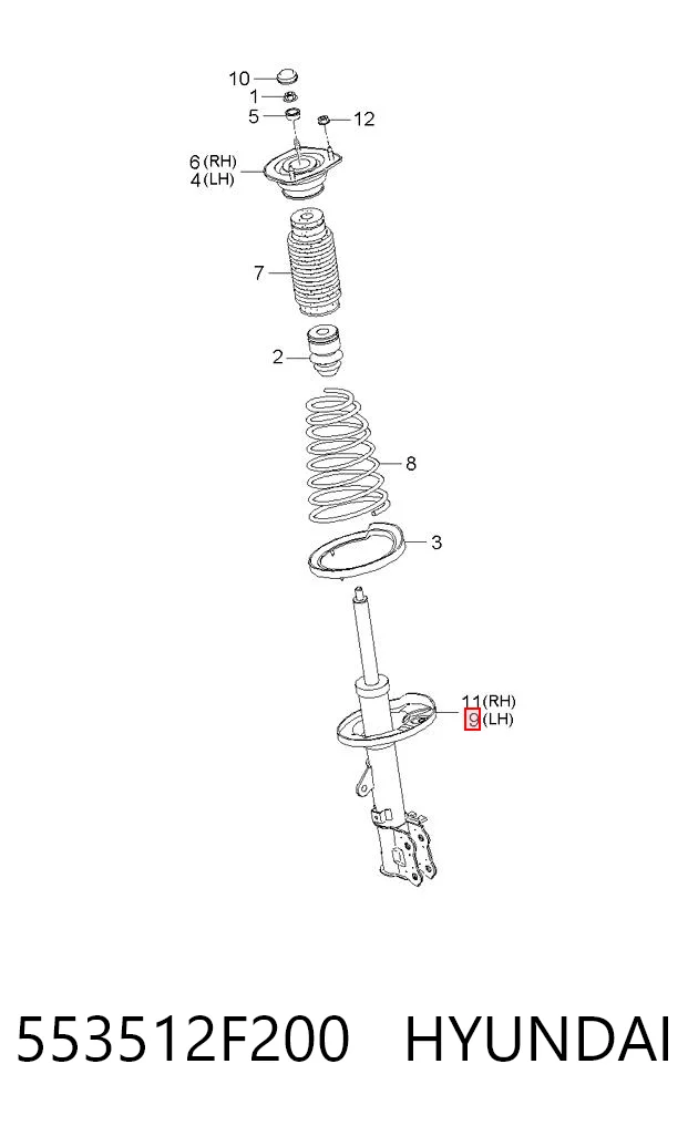 553512F200 Hyundai/Kia