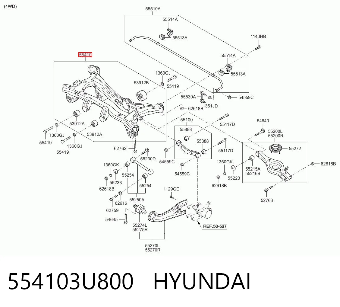 Do koszyka Korpus osi tylnej KIA Sportage III SL