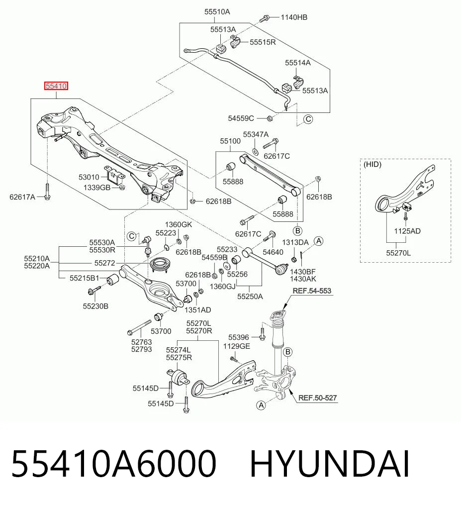 Korpus osi tylnej do Hyundai I30  GDH