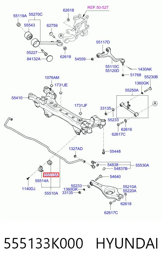 555133K000 Hyundai/Kia