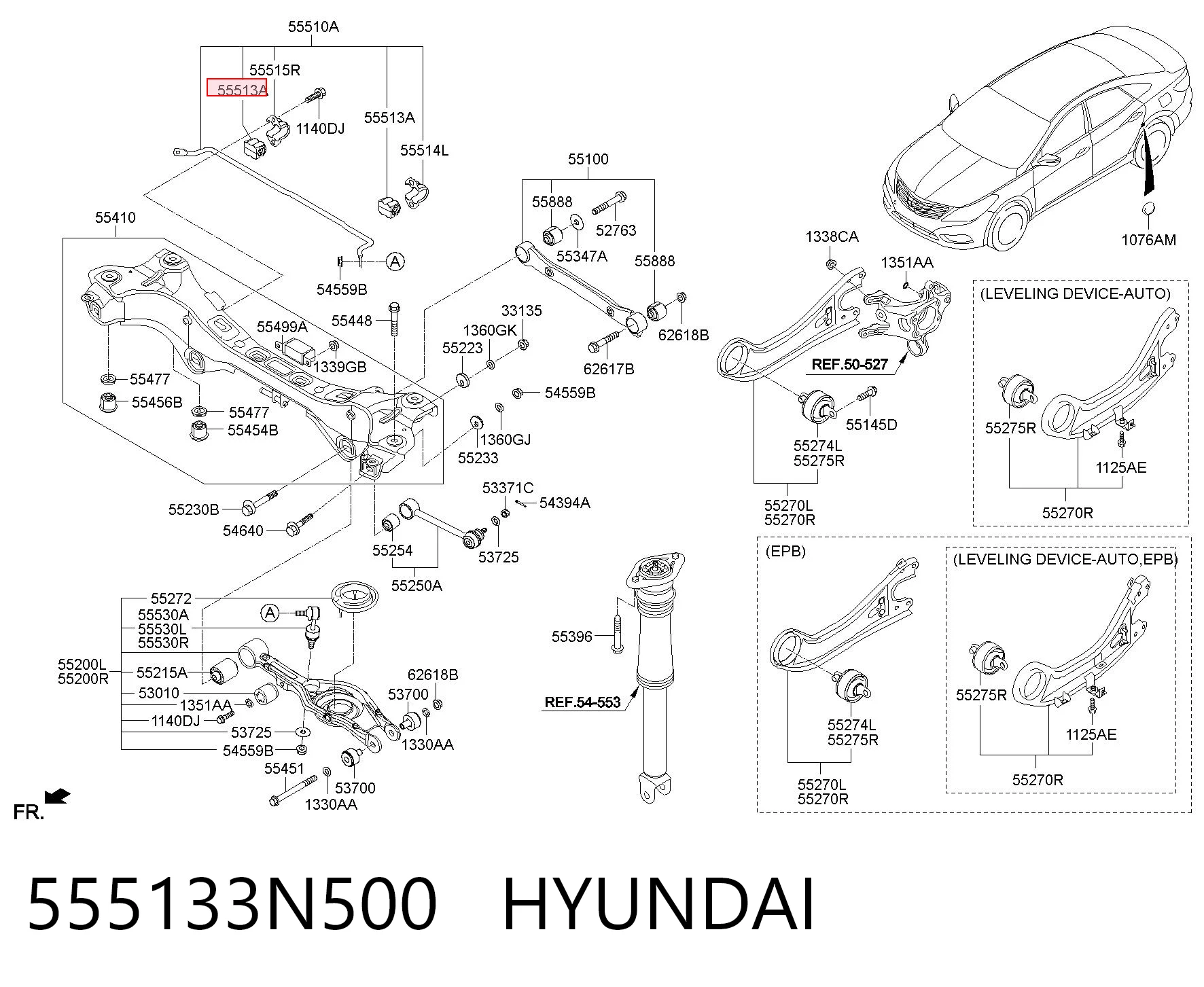 555133N500 Hyundai/Kia