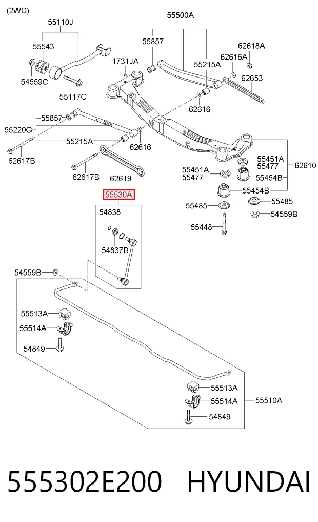 555302E200 Hyundai/Kia