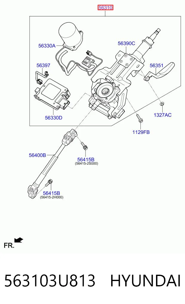 563103U813 Hyundai/Kia