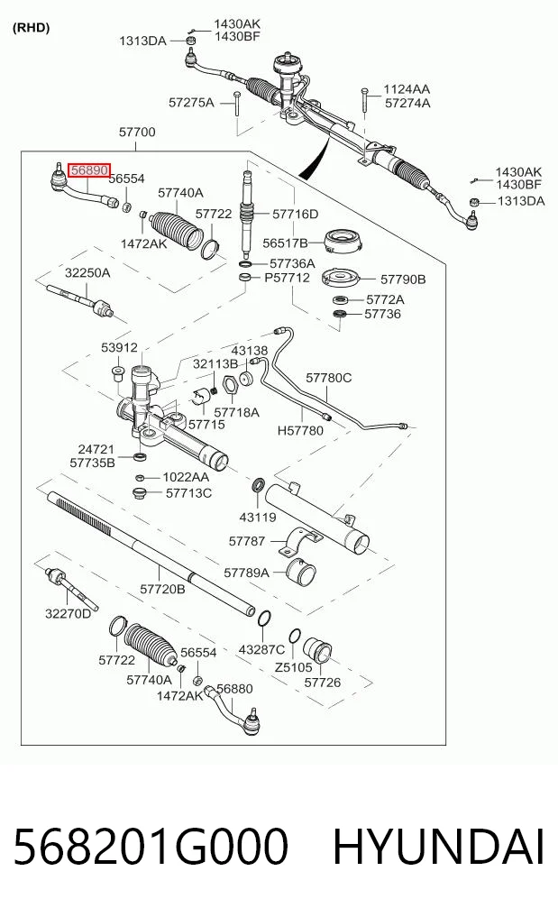 568201G000 Hyundai/Kia
