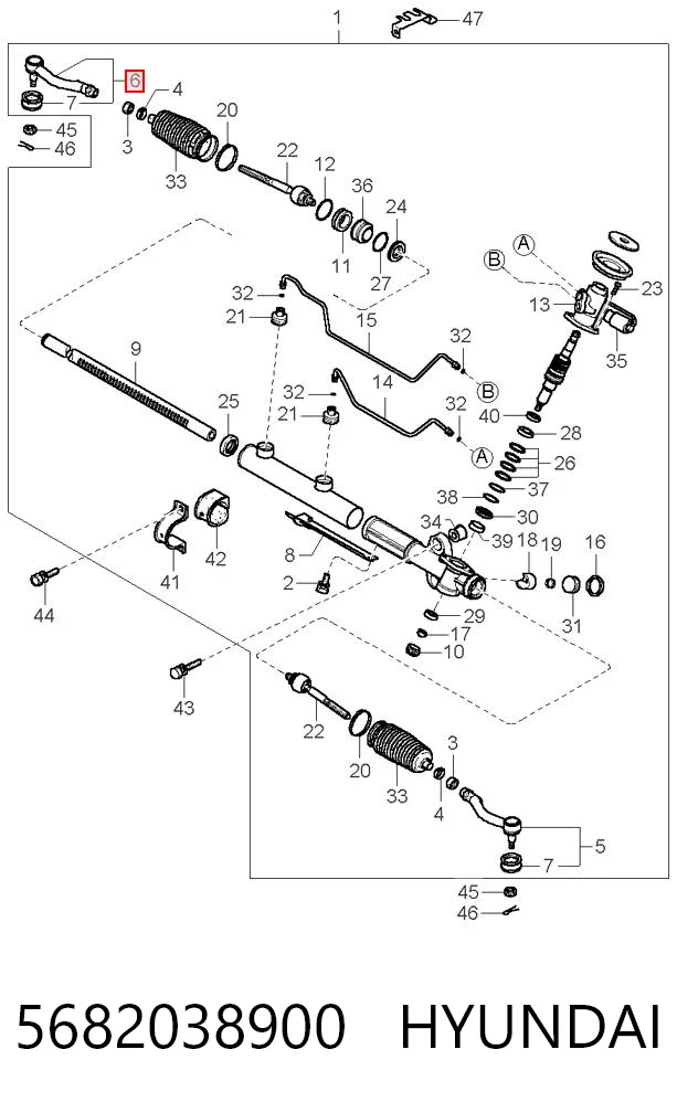 5682038900 Hyundai/Kia