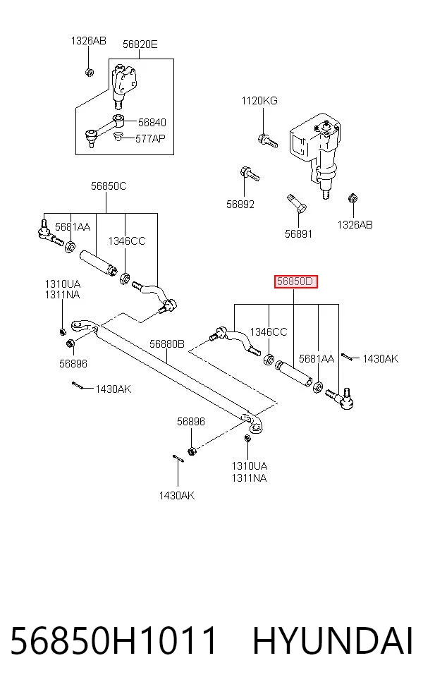 56850H1011 Hyundai/Kia