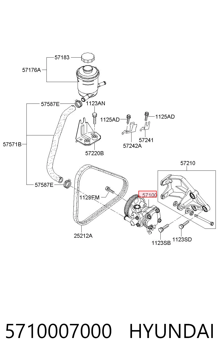 5710007000 Hyundai/Kia