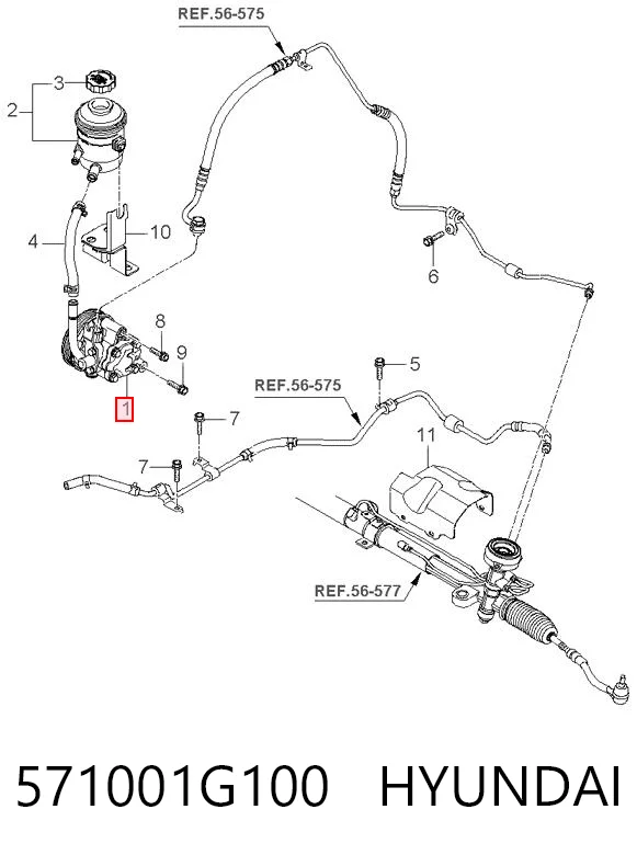 571001G100 Hyundai/Kia